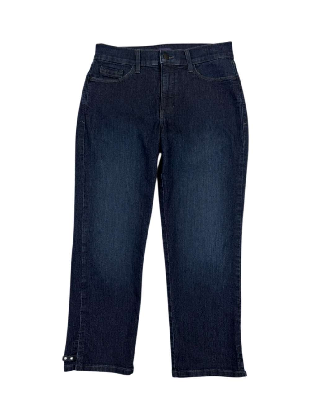 NYDJ Karen Capri Crop Jeans Blue Dark Wash Size 6